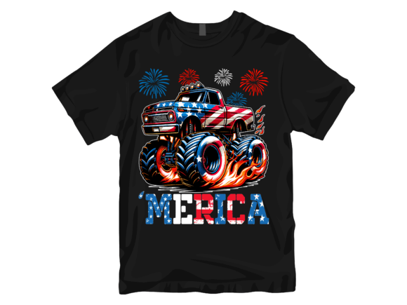 A Bold, Patriotic Graphic Design Asset for Content Creators