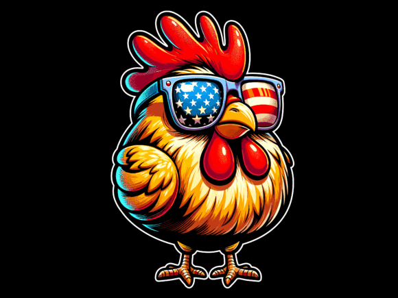 A Designer’s Review of the Patriotic Chicken Lady Graphic