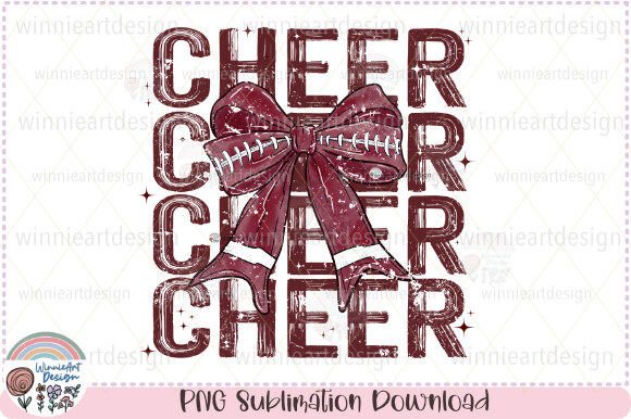 A Girly Football PNG for Crafting Graphics & T-Shirt Designs