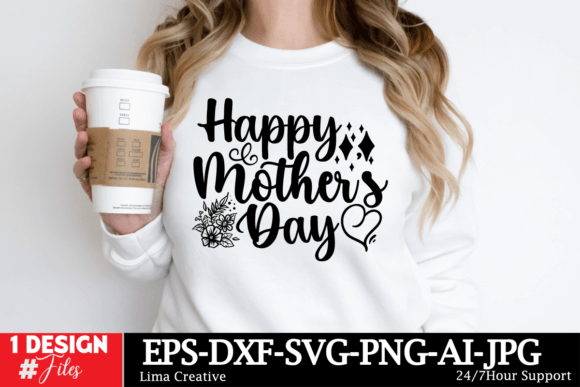 A Mother's Day SVG Cut File for Crafters & T-Shirt Graphics
