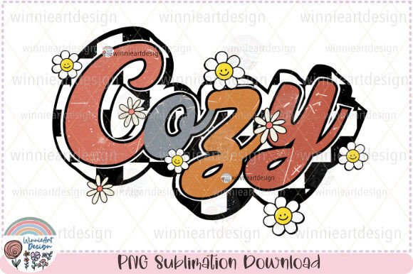 A Retro Daisy Design for T-Shirts and Brand Graphics