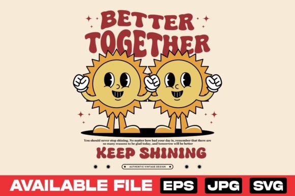 Cartoon Character Sun T-Shirt Designs & Graphics