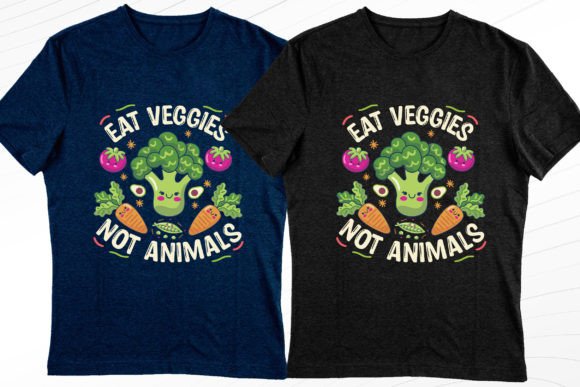Eat Veggies Not Animals Modern T-shirt