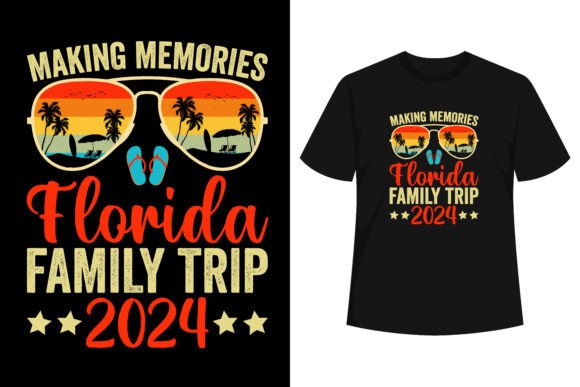 Florida Family Trip 2024 Graphics & T-Shirt Designs