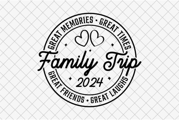 Funny Vacation PNG Family Trip 2024 SVG Graphics