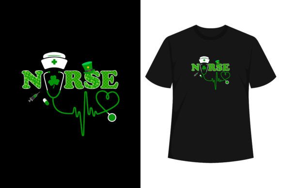 Irish Nurse Stethoscope St Patrick’s Day Graphics