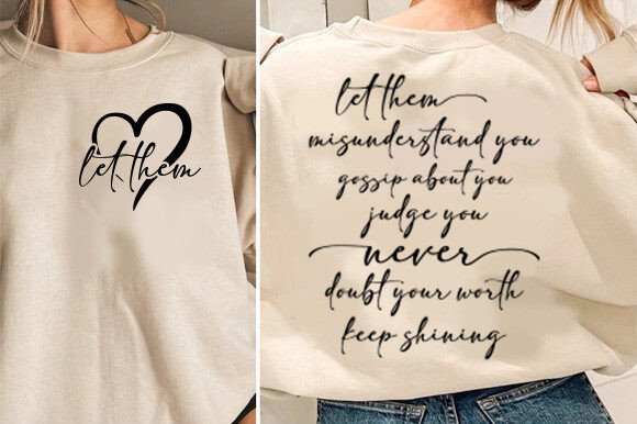 Let Them Misunderstand You Graphics: T-Shirt Designs for Editorial Impact