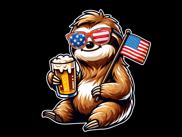 Reviewing the Merica Sloth: A T-Shirt Design Asset for Real Client Work