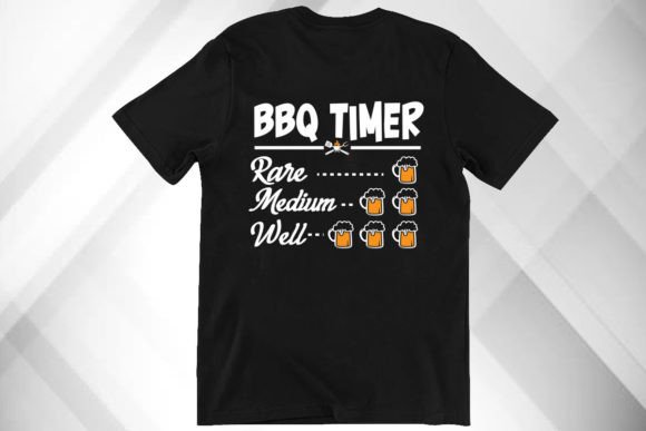 The BBQ TIME Tshirt Graphic as a Versatile Design Asset